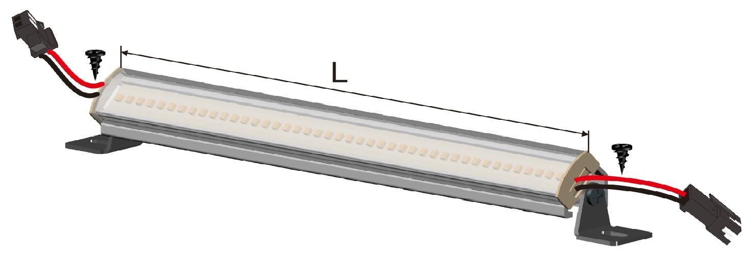 45度 LED 櫥櫃燈 - L鐵
